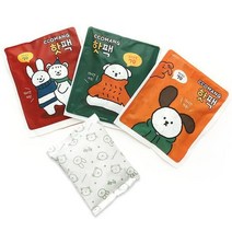 도매꾹 - 강아지 곰 토끼 캐릭터 핫팩 12개