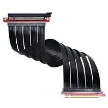 SilverStone Technology 범용 PCI-Express X16 Gen 3.0 플렉시블 라이저 케이블 400mm EMI 차폐 (SST-RC04B-400), RC04