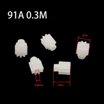 1+2 랙기어 91a 0 3m 피니언 od 3mm 직선 톱니 1mm 중공 컵, 9개의 치아, 0.98mm