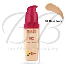 BOURJOIS 헬시 믹스 안티-피로 래디언트 파운데이션 위드 비타민 30ml, 50 로즈 아이보리