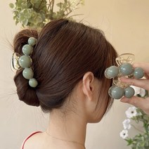 [무배+3개한세트]샤방 헤어집게핀세트 ﻿상큼하고 시원한 샤인머스켓 디자인의 올림머리용 HP-1034