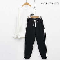 코인코즈 데일리 컬러 라인 기모 조거팬츠 (IY1WLB020)