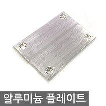 니토무역 알루미늄 플레이트 40mm 방열판 냉기용 열전소자 4홀, L2047. 발열패드 DC12V 250 mm