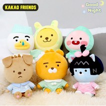 맥스토어 정품 카카오 인형 굿나잇 리틀 라이언 네오 무지 튜브 어피치 프로도 캐릭터인형, 굿나잇_리틀 어피치