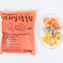 웰프레시 과일3종 혼합(망고/용과/파파야) 1kg, 1개