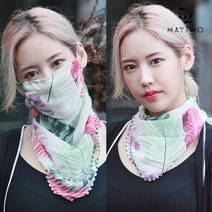 메이투 나들이 얼굴 햇빛차단 스카프 마스크