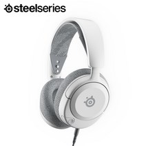 스틸시리즈 Arctis Nova 1 유선 게이밍 헤드셋 (화이트)