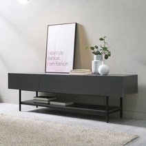 New 마블 1800 거실장 가구 수납가구 서랍 수납장 tv장 AV장, 그레이
