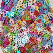 반달이네집 슬라임 토핑 나뭇잎 눈꽃 스팽글 (20g), 2.눈꽃 스팽글