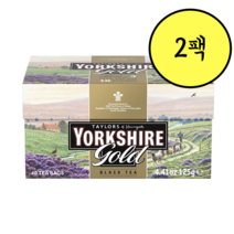 Taylors of Harrogate Yorkshire Gold 테일러오브헤로게이트 요크셔 골드 125g 40티백 2팩, 2개
