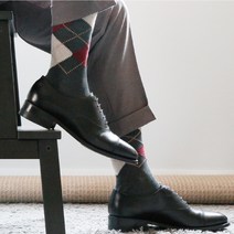 말론삭스 아가일패턴 V2 정장양말