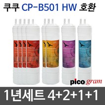 CP-B501-HW 피코그램 정수기필터호환 1년세트