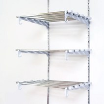 국산 벽걸이 스텐선반 창고선반 찬넬선반 식당선반 3단, 1세트