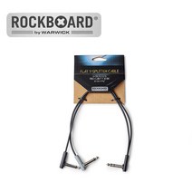 Rockboard Flat Patch Y Splitter Cable / Y 자형 스플리터 케이블 (RBO CAB F Y 30 BK), *, *