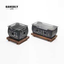 [익일출고] 크리스마스 강블리 리브 캠핑 일본식 미니화로/개인화로/휴대용화로, 팬, 와이드 팬