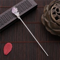 한복 비녀 혼주 핀 빈티지 스타일 Hanfu 헤어 스틱 여성 금속 유약 포크 젓가락 머리핀 쥬얼리 클립 액세서리
