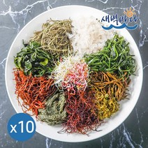 새벽바다 해초야 9해조 8g x 10봉 국산 9가지 매일해초샐러드 꼬시래기 SE9810, 1