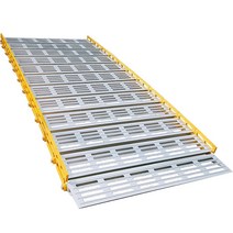 Roll-A-Ramp 휠체어경사로 폭94cm 길이선택 휴대용 이동형 접이식 간편한보관, 8m, 1개