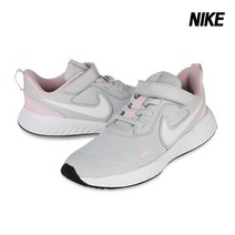 정품 국내배송 나이키 키즈 레볼루션5 PS 운동화 그레이 BQ5672-021