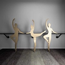 벽걸이 발레바 재즈 스트레칭 수평 바 탄츠 홈트, 상세 페이지 참고, 300 길이(흰색) (4개의 피봇 포인트)