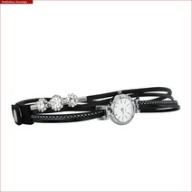 여성팔찌시계 Black&Silver 뱅글시계 +선물케이스 보증서