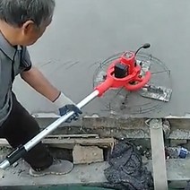 충전 휘니샤 휘니셔 전동 피니샤 미장기 공구리 미장, 듀얼 배터리 모델+철판 2개