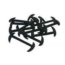 12 개/대 가죽 실리콘 신발 끈 운동화 레이스 넥타이 탄력 적합한 남녀공용