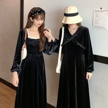 빅사이즈 레이스로맨틱 벨벳원피스JK20