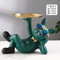 황동 코끼리조각상 행운을 주는 장식품 불독 동물 인형 가정 장식 액세서리 테이블 장식품, f
