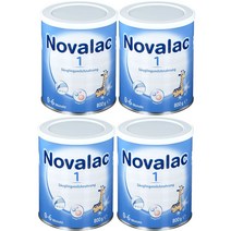 (독일 내수용) 노발락 스테이지 1 스타터 분유 800g Novalac 1 Startermilch, 4개