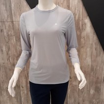 콜핑 콜핑 여성 부드러보 신축성좋은 냉감소재 시원한 긴팔라운드티셔츠.산본