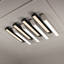 LED 인테리어 방등 거실등 피아노 건반 50W 100W 140W 주광색 주백색 혼합, LED 피아노 건반 6등 100W + 잔상제거콘덴서