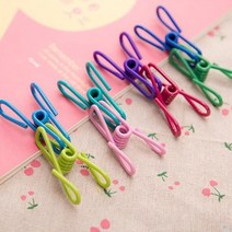 문구용 디자인 컬러 철제 고정 집게 페이퍼 클립