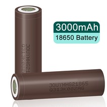 18650 배터리 원래 HG2 HG21865 3000mAh 3.7V 고전력 30A 방전 대전류 리튬 이온 충전식, 01 1 PCS