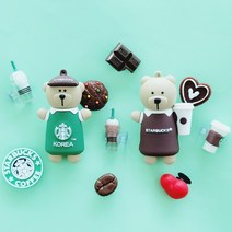 [라미드블랑]스타벅스 피규어 캐릭터 입체 파츠세트