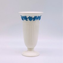 Antique 웨지우드 퀸즈웨어 라벤더온크림 소형 화병 꽃병 베이스 장식 소품 인테리어 테이블 데코