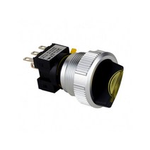 1A1B 2단 셀렉터 스위치 12V DC LED ON-ON 22mm NF22-S22C1, 그린 [NF22-S22CG1]