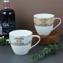 한국도자기본차이나 결 머그컵세트 2P, 선물포장O