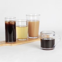 트라이탄 친환경 물컵 안깨지는 투명컵 플라스틱컵, 1개, 선택2)일자컵-15온스(430ml)
