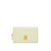 루이까또즈 진주 참장식 소가죽 여성 카드 명함 지갑 SO1PM11IV