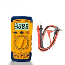 멀티테스터기 만능 부저 기능이 있는 LCD 디지털 AC DC 전압 다이오드 주파수 전류 발광 A830L, 4D
