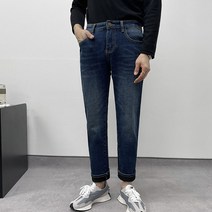 제타22 남성용 워싱 스판 데님 팬츠 청바지 [1615]