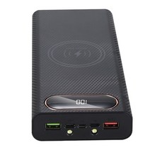 8슬롯 21700 배터리 보조베터리 쉘 10W 22.5W QC3.0 LCD 디스플레이 전원 케이스 5W 무선 충전 상자, 04 22.5W With15W Wiress