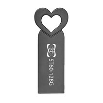 에스티원테크 ST60 USB 메모리 사랑스러운 메탈재질, 128GB, 다크그레이