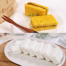 [착한떡] 우유백설기 40g*10개+단호박꿀설기 40g*10개 (총 20개입), 단품