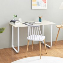 홈오피스 직장인용 I자형 전면 책상 1200 I형 인테리어 빌라 아이방 청소년, 연메이플