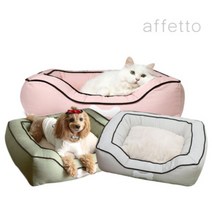 아페토 반려견 코튼 사각방석, 그레이