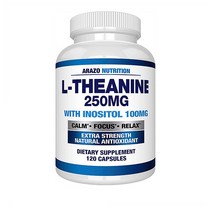 아라조 뉴트리션 Arazo Nutrition L-Theanine 엘 테아닌 250mg 120캡슐, 1개