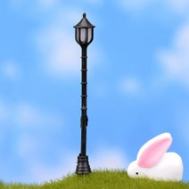 미니어쳐 가로등(1구갓)-3개/젤캔들 테라리움 화분