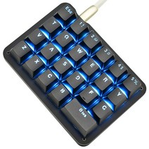 한손매크로키보드 DIY 코딩 프로그래밍 편집 키패드, 녹축, 표준, G23 블랙